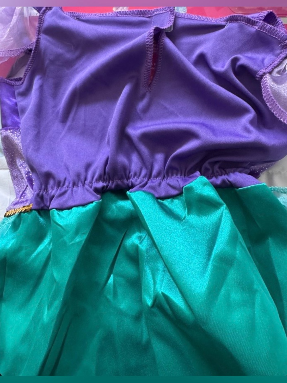 NWT Disney Princess Ariel Dress with Flounder
Shoulder Plush Costume 4-6X Age 3+ - Picture 11 of 13